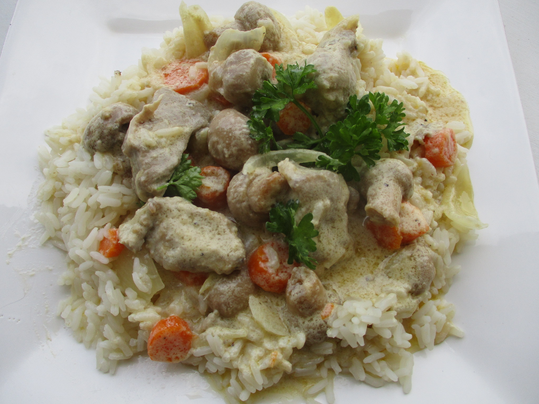 Véritable Blanquette de Veau Keto à l'Ancienne
