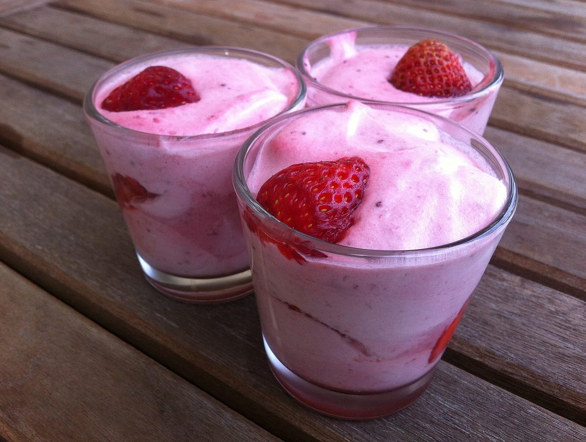 Mousse aux Fraises et Mascarpone Keto