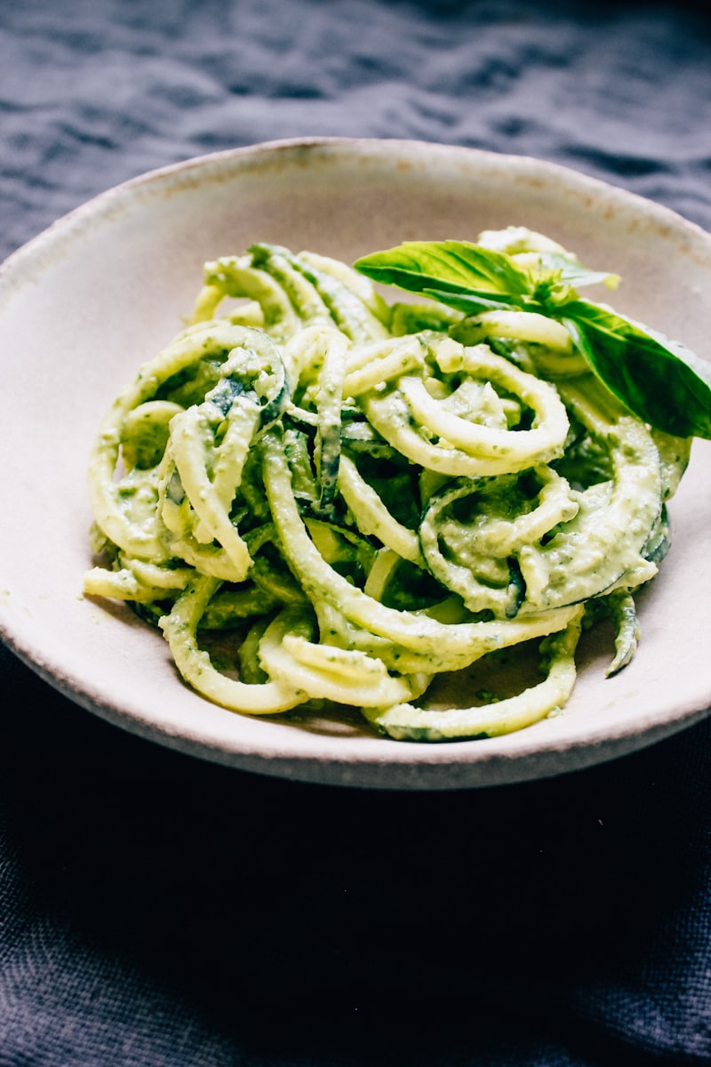 Zoodles au pesto