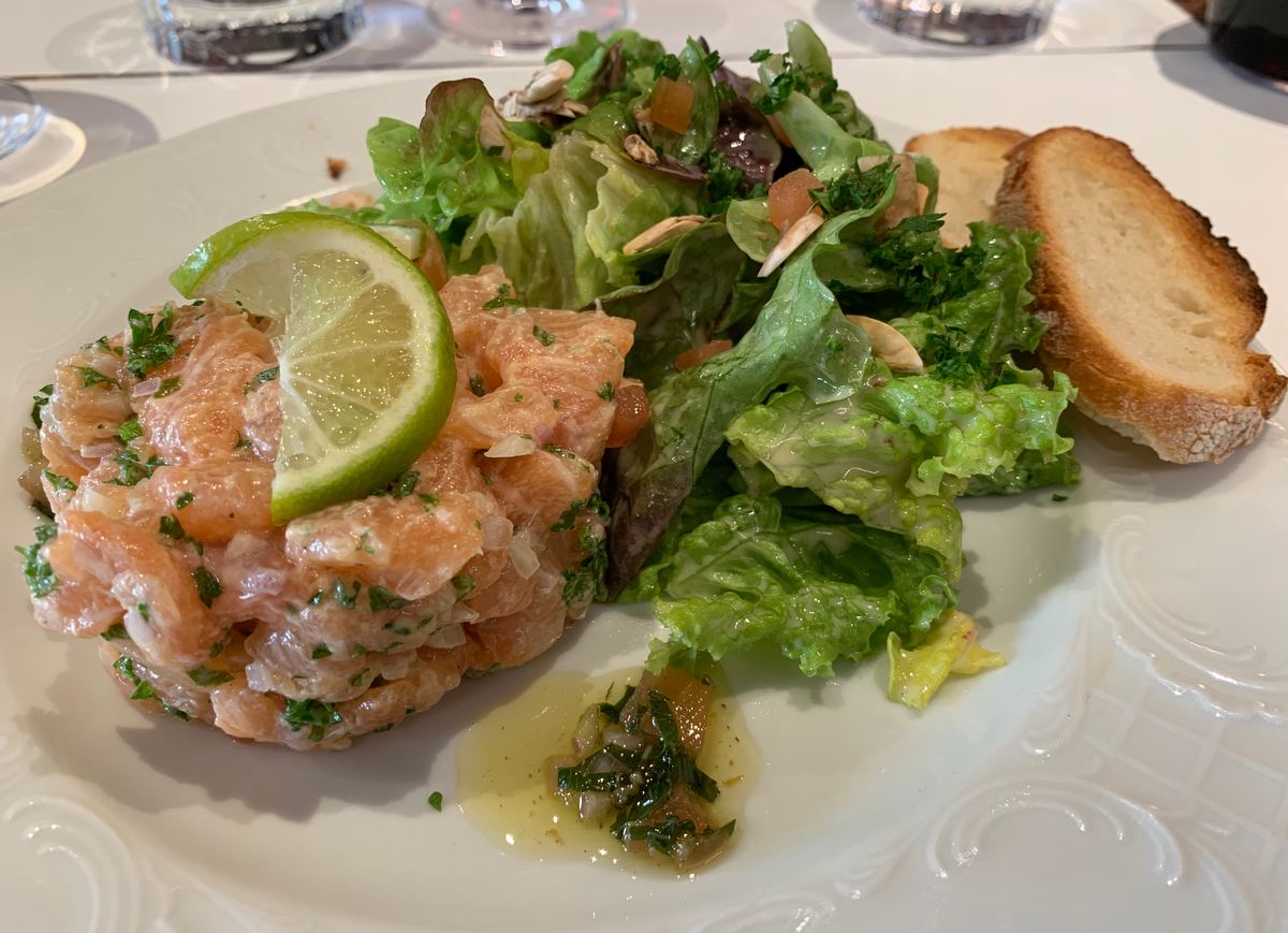 Tartare de saumon avocat keto