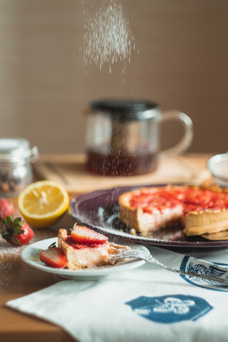 Tarte aux fraises keto sans sucre